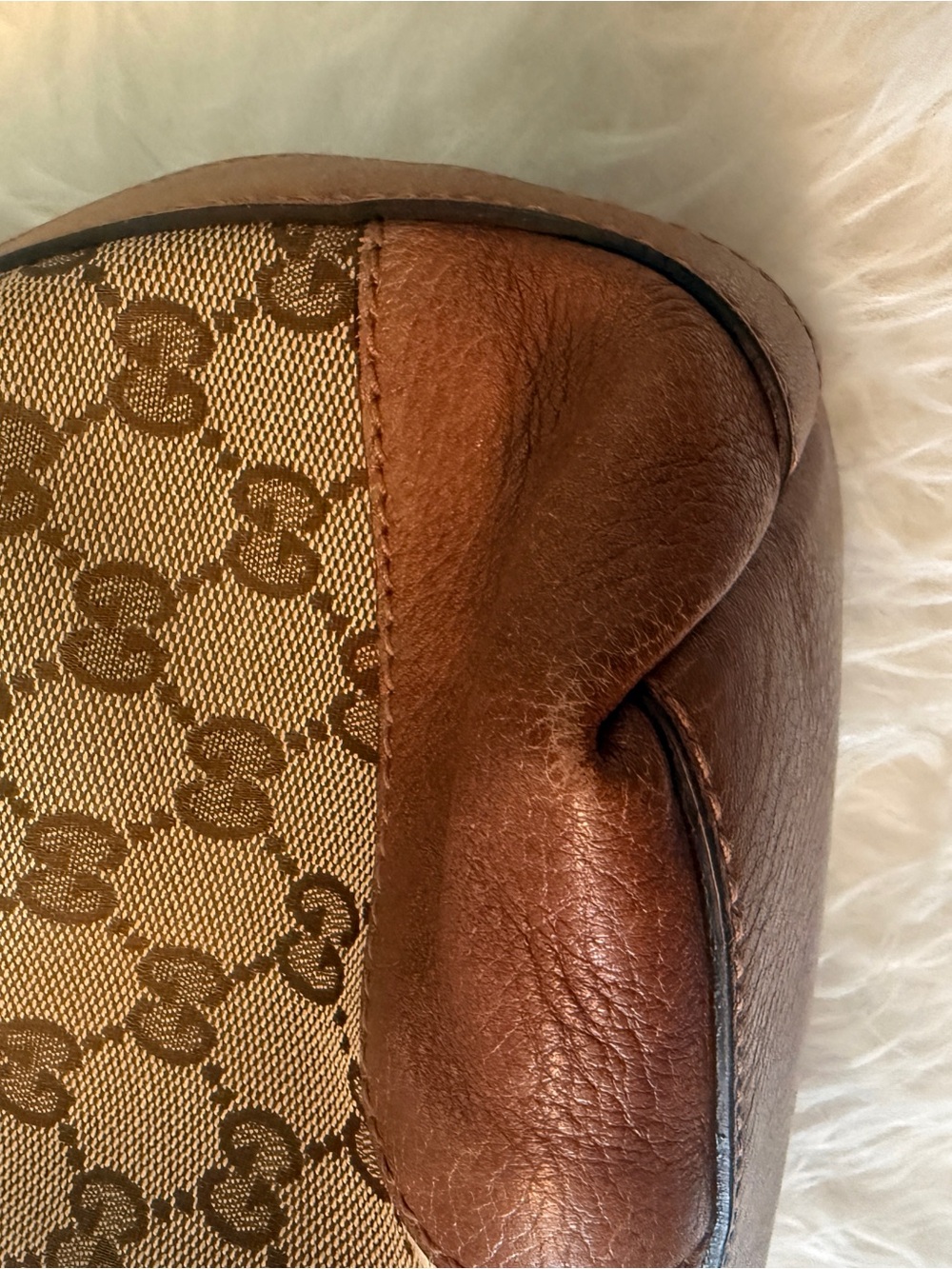 Gucci Tan/Brown GG Canvas Hobo Bag - Picture 8 of 14
